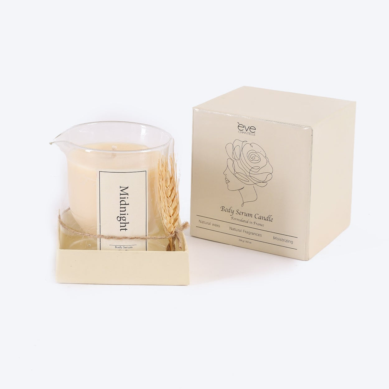 Midnight Bloom & Glow Body Serum Candle