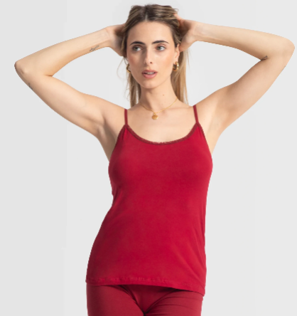Thin Lace Edge Tank Top