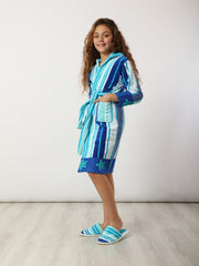 Eve Stripe Kid MultiColor Bathrobe - Eve Chantelle