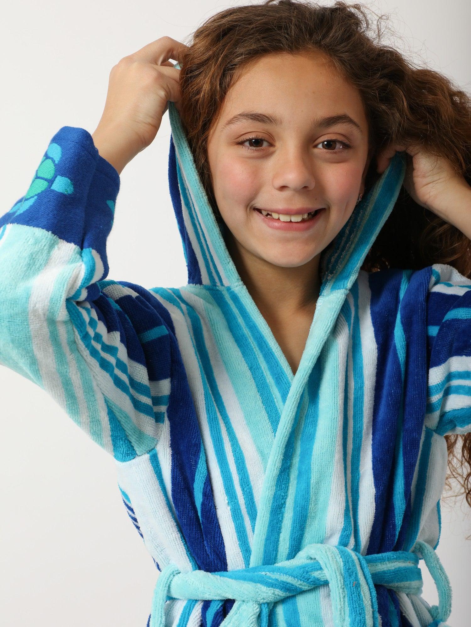 Eve Stripe Kid MultiColor Bathrobe - Eve Chantelle