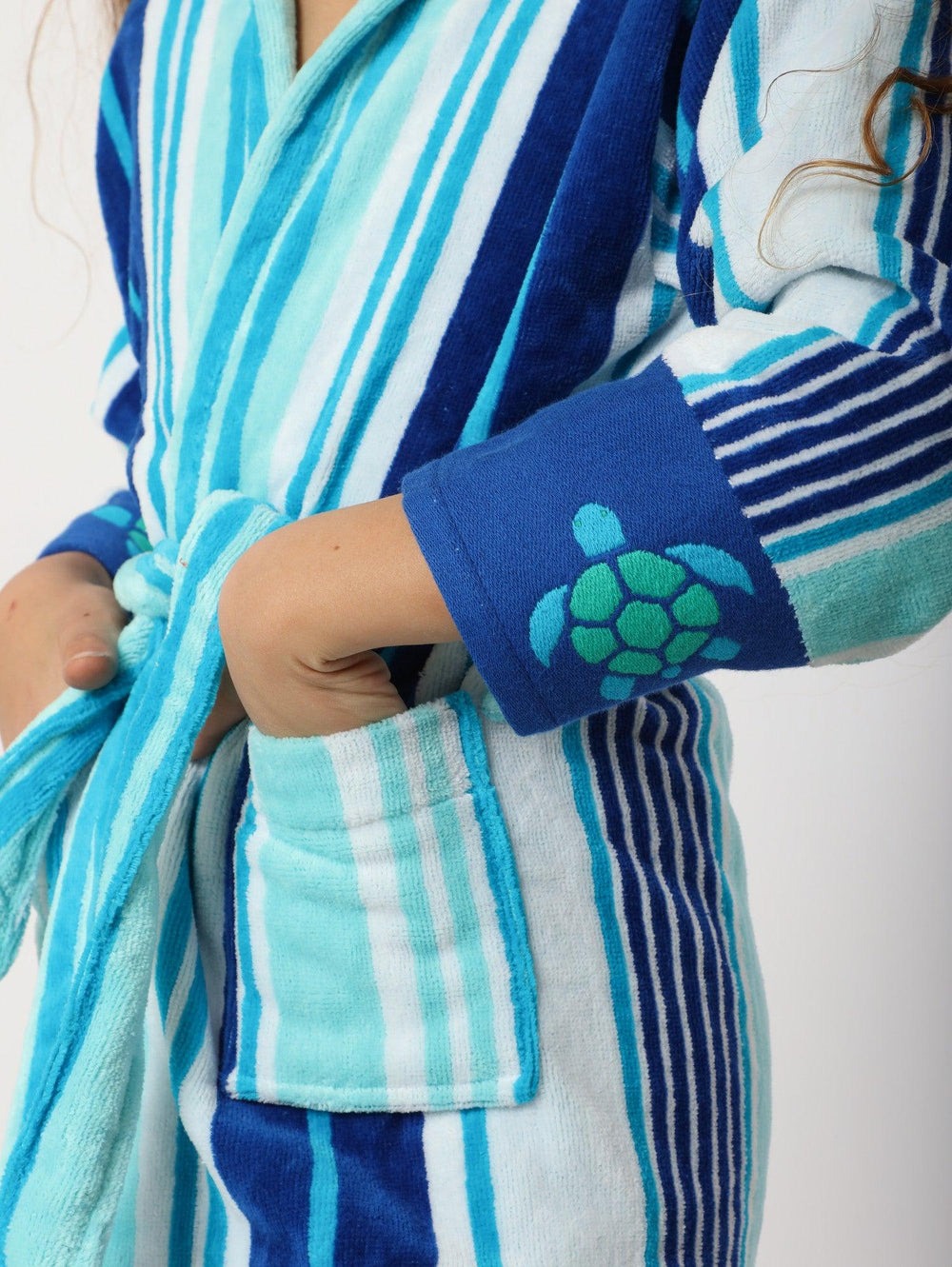 Eve Stripe Kid MultiColor Bathrobe - Eve Chantelle