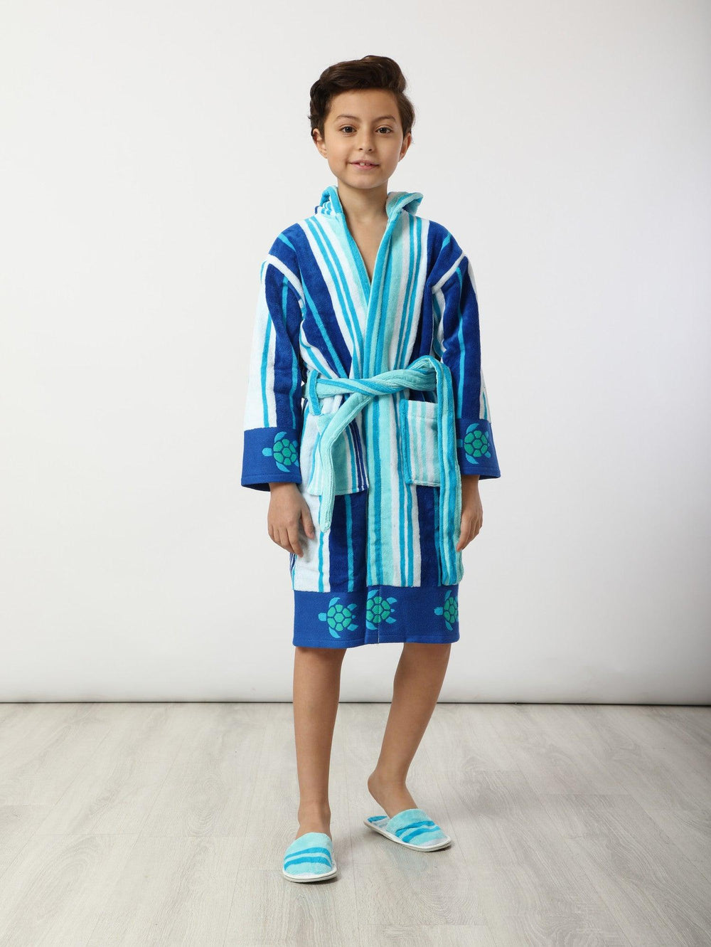 Eve Stripe Kid MultiColor Bathrobe - Eve Chantelle