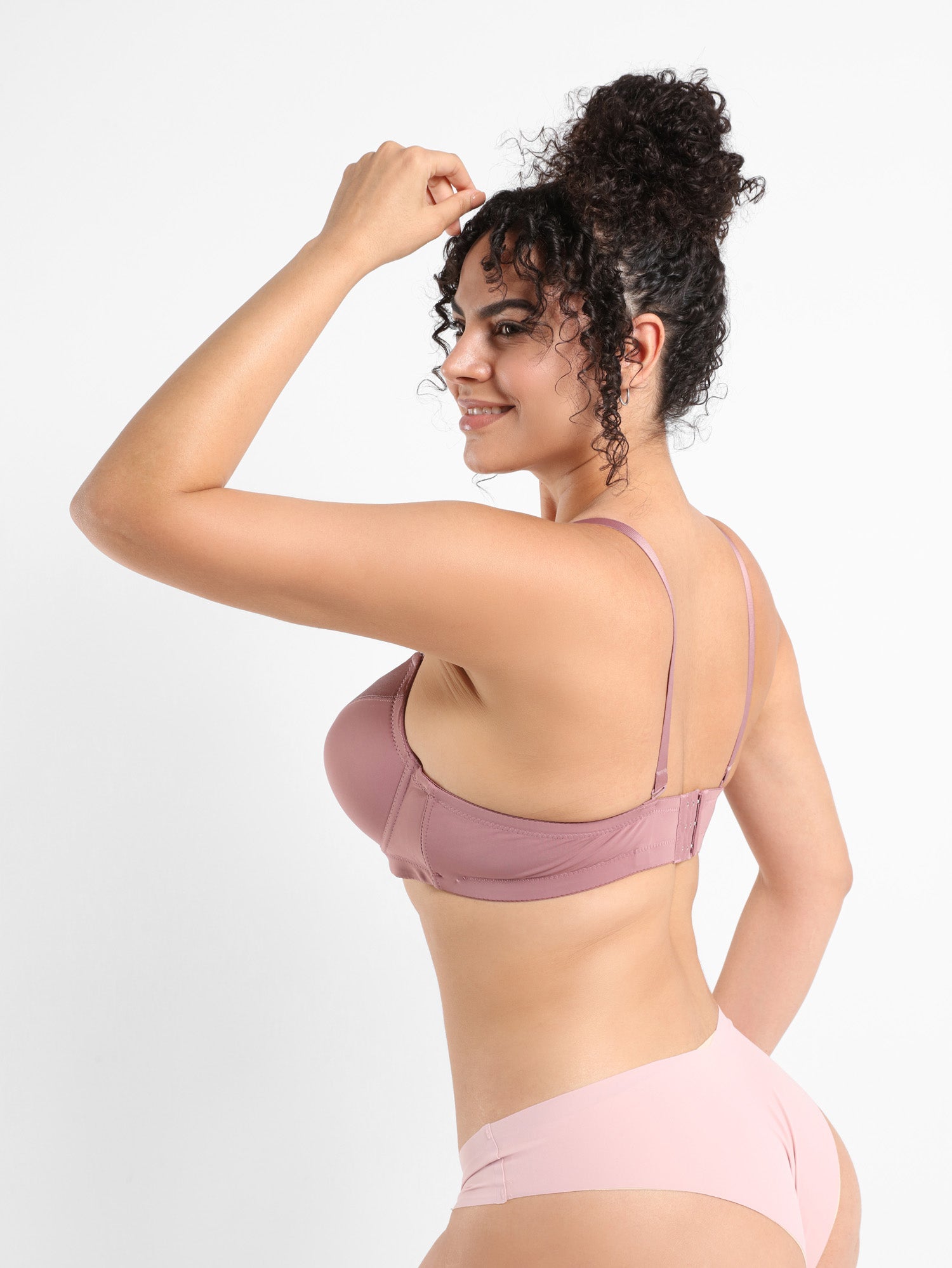 Full Coverage Plus Size Satin Bra
