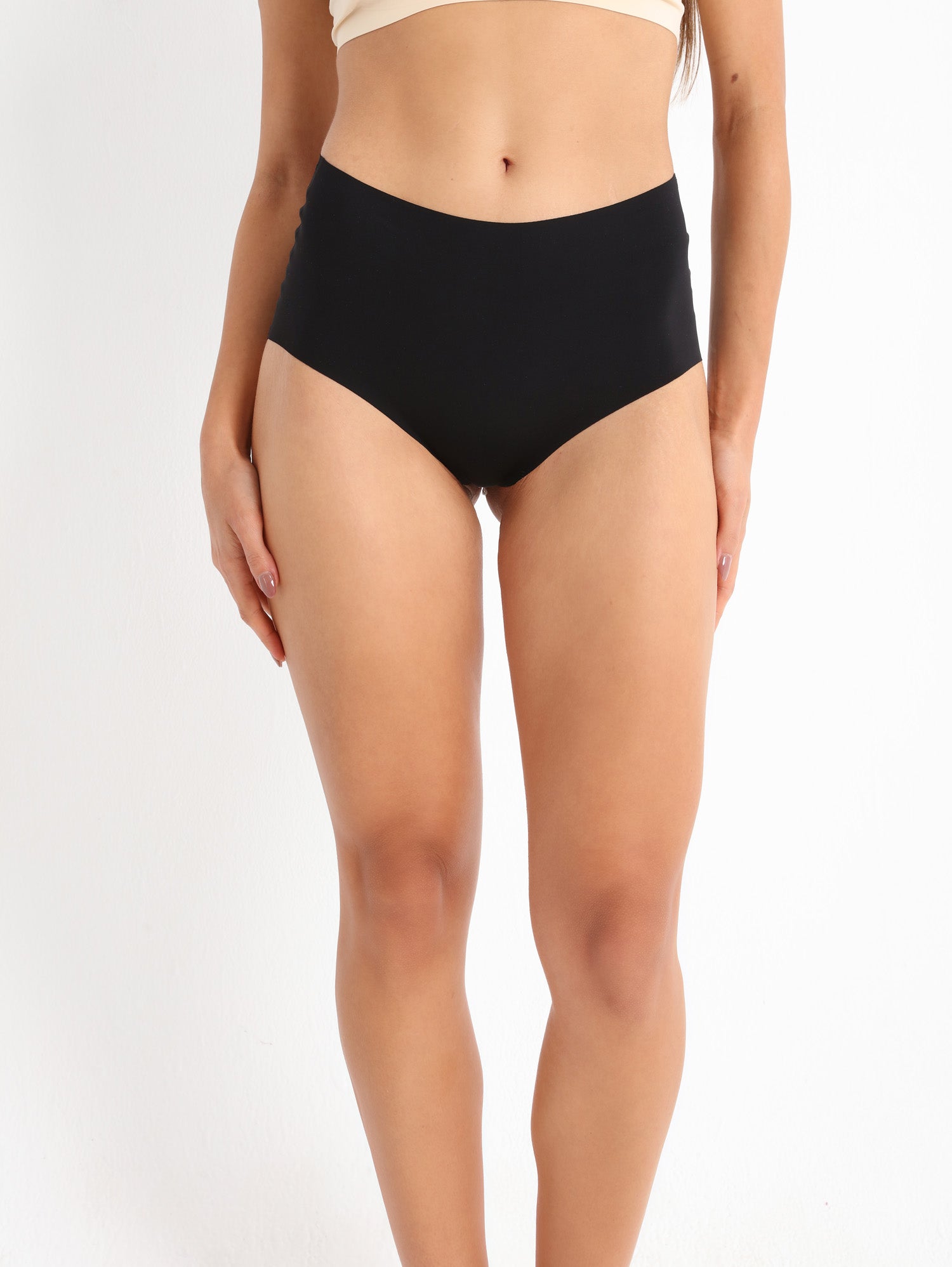 Seamless Elegance High-Waist Briefs