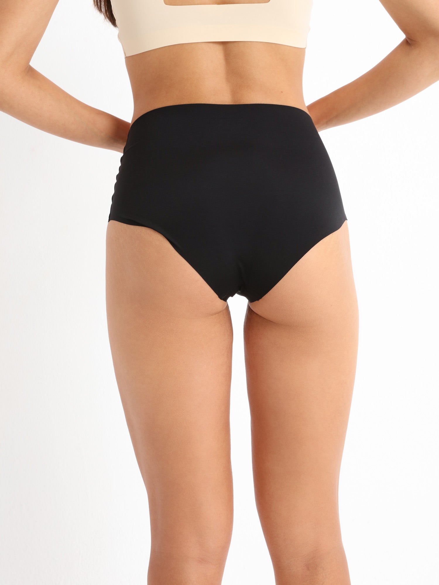 Seamless Elegance High-Waist Briefs