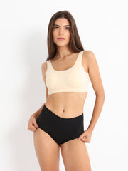 Seamless Elegance High-Waist Briefs