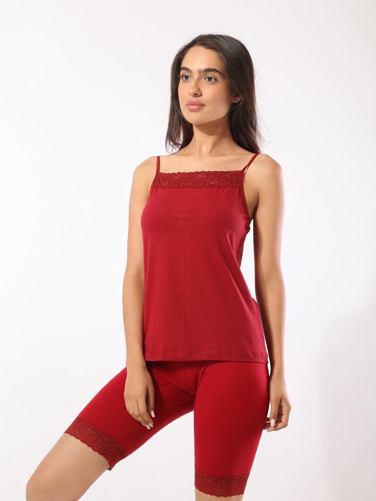 Thin Lace Tank Top - Eve Chantelle