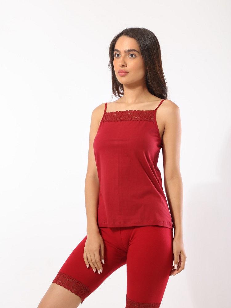 Thin Lace Tank Top - Eve Chantelle