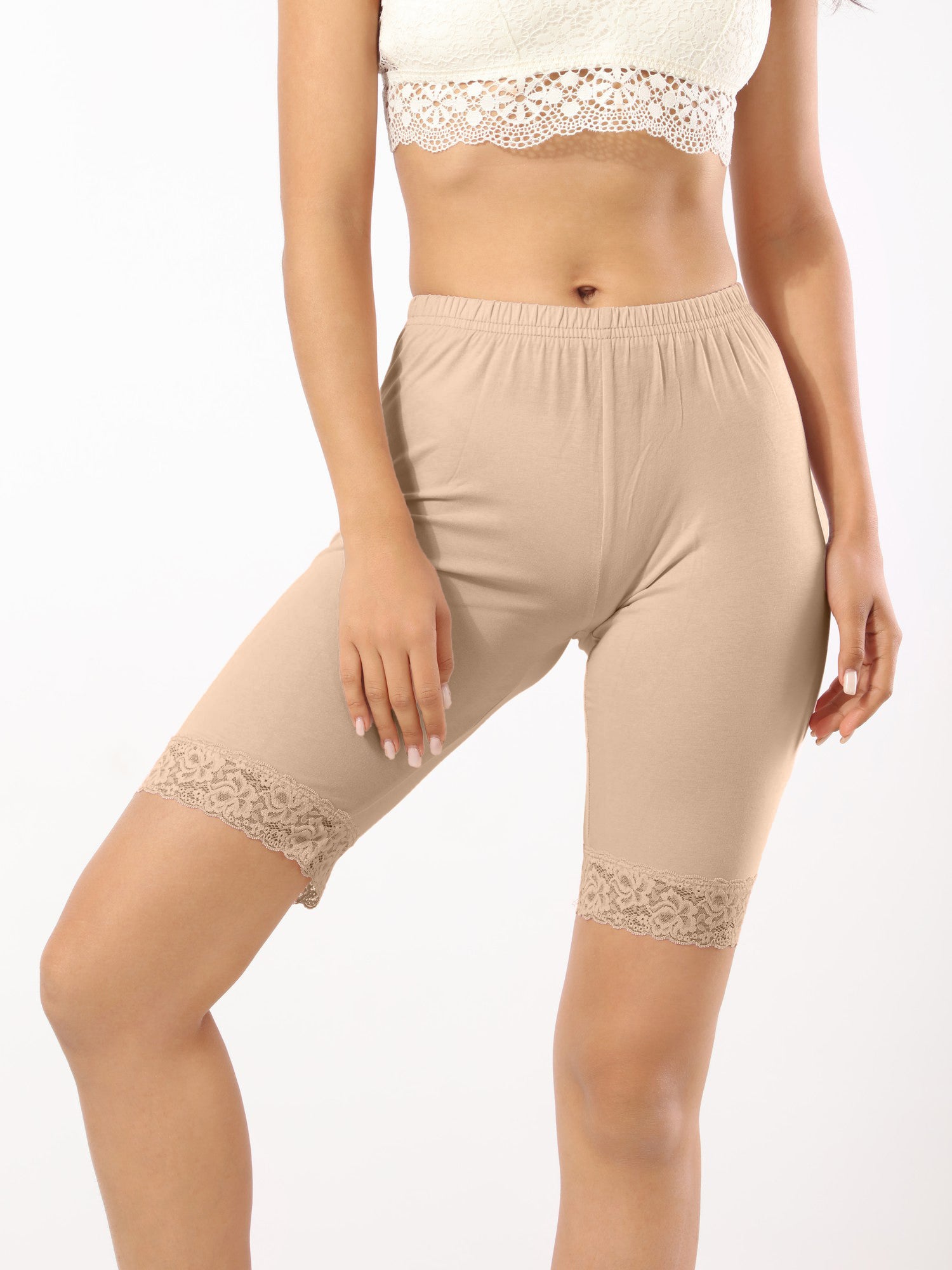 Chantelle's Lacy Biker Shorts