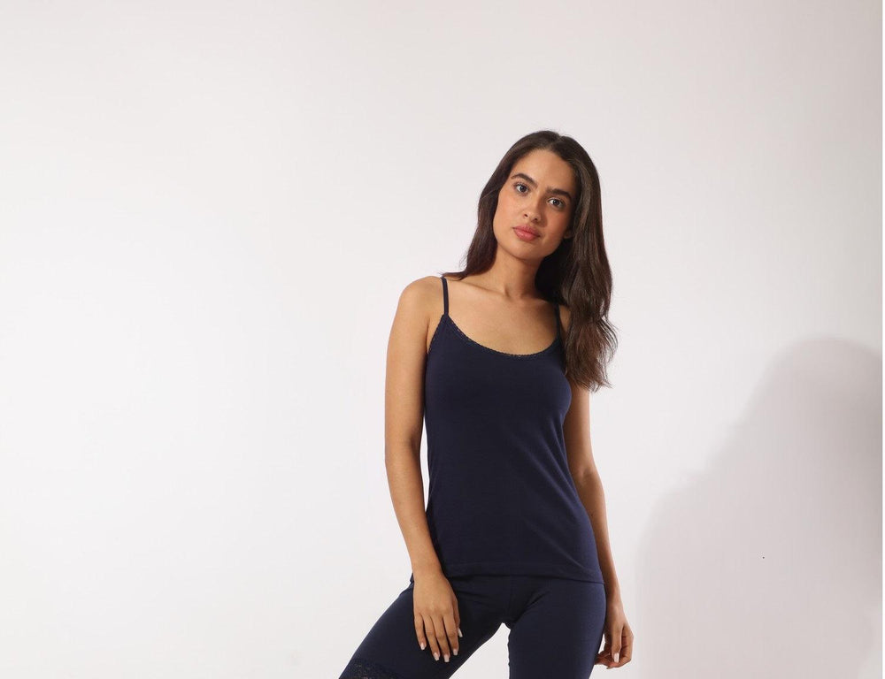 Thin Lace Edge Tank Top - Eve Chantelle