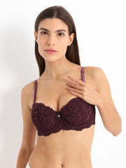 Enchanting Floral Lace Bra