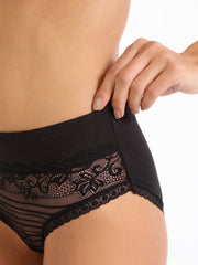 Ophelia Lace Allure High-Waist Brief