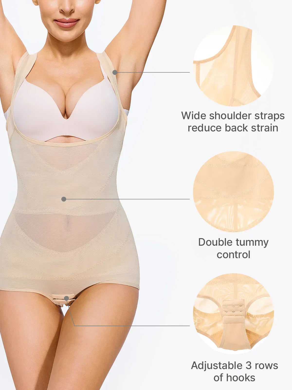 Cross Diagonal Mesh Bodysuit