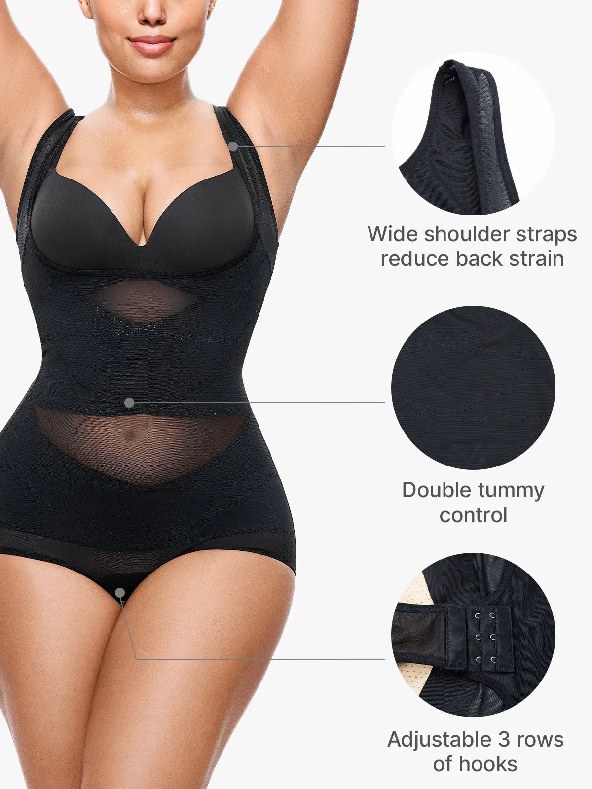 Cross Diagonal Mesh Bodysuit