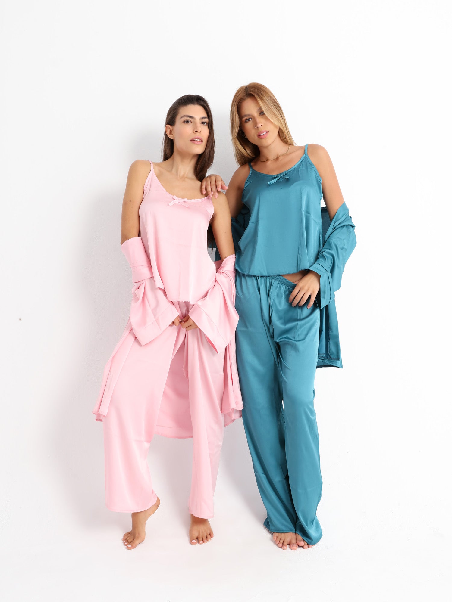 Royal Green Pyjama Satin Set