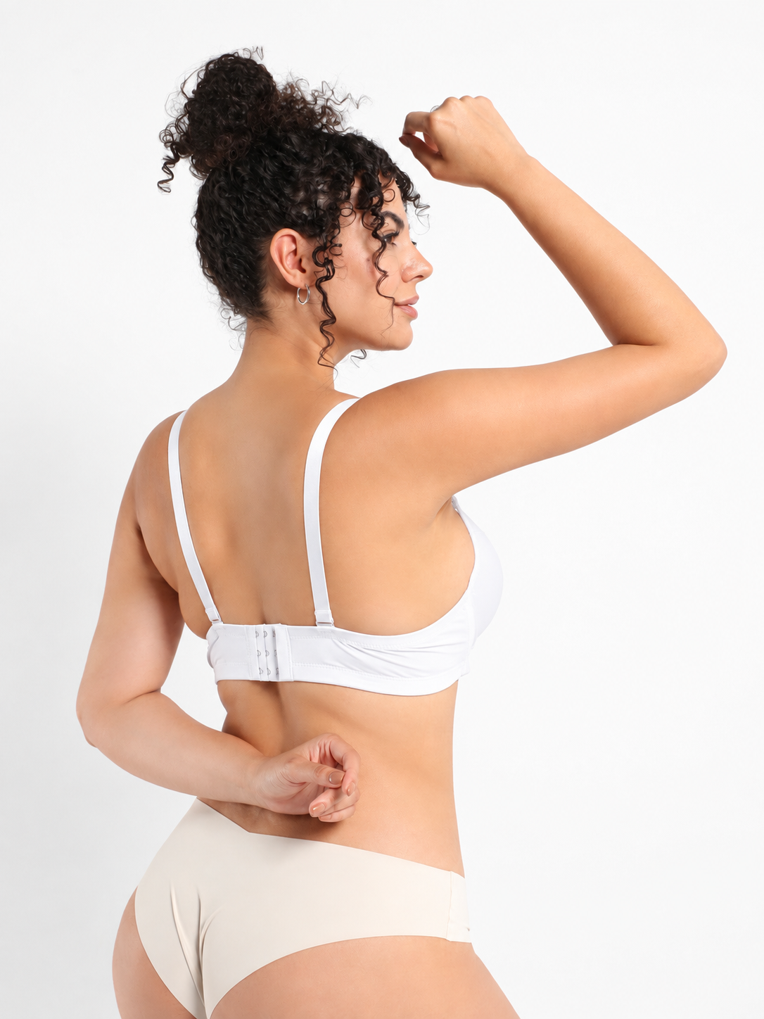 Full Coverage Plus Size Satin Bra