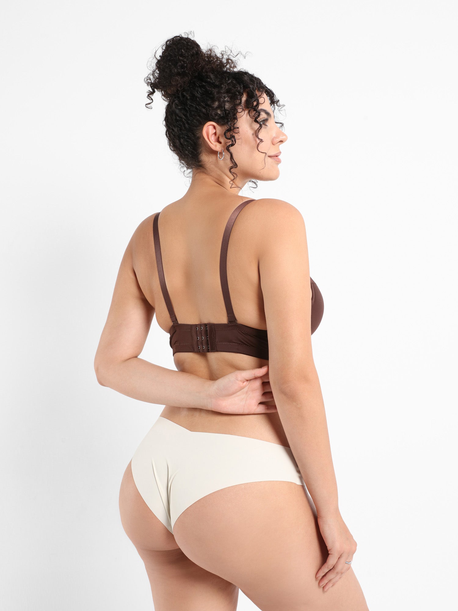 Full Coverage Plus Size Satin Bra