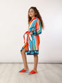 Eve Stripe Kid MultiColor Bathrobe - Eve Chantelle