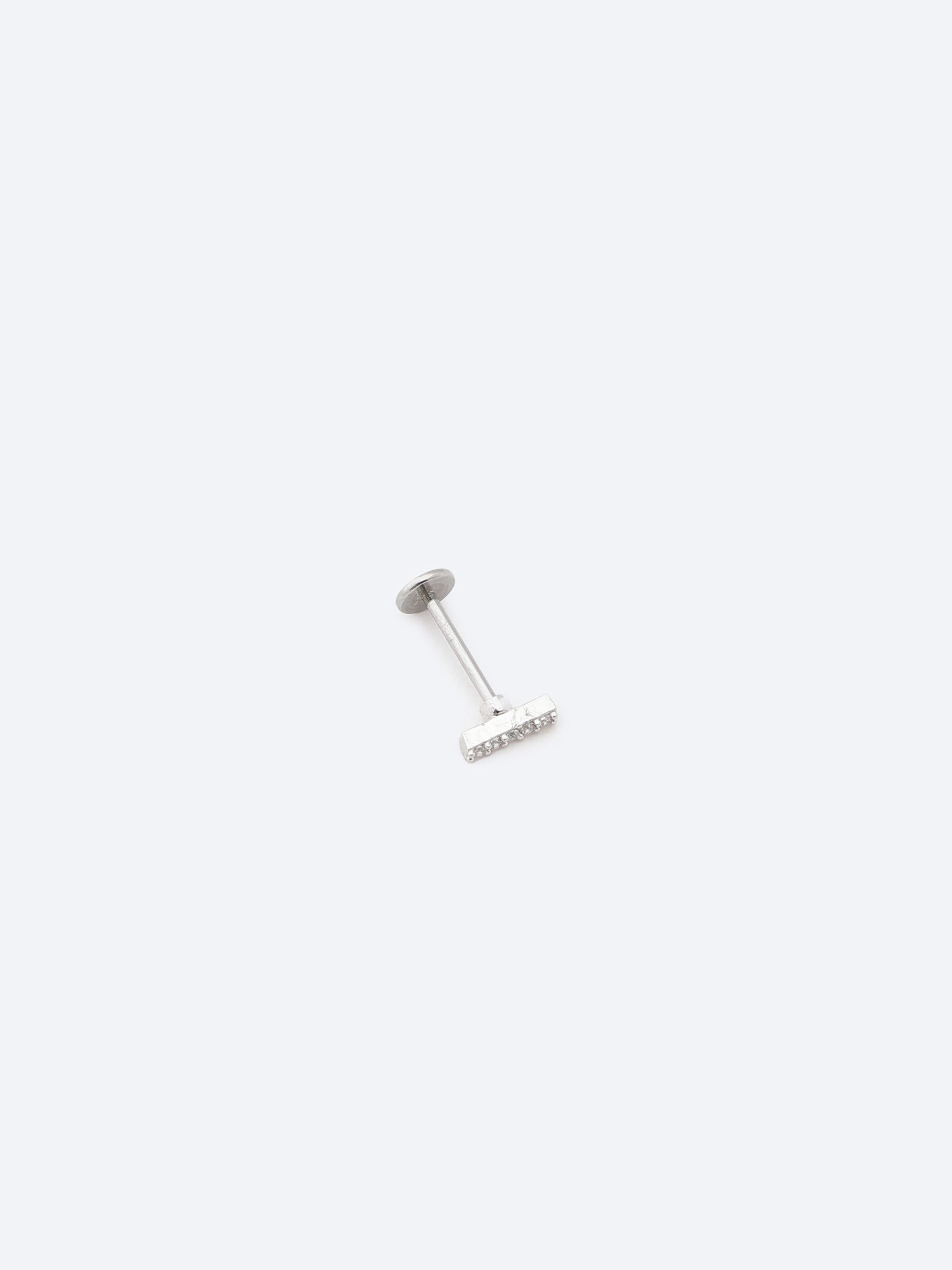 Odette Silver-Tone Stainless Steel Stud Earrings