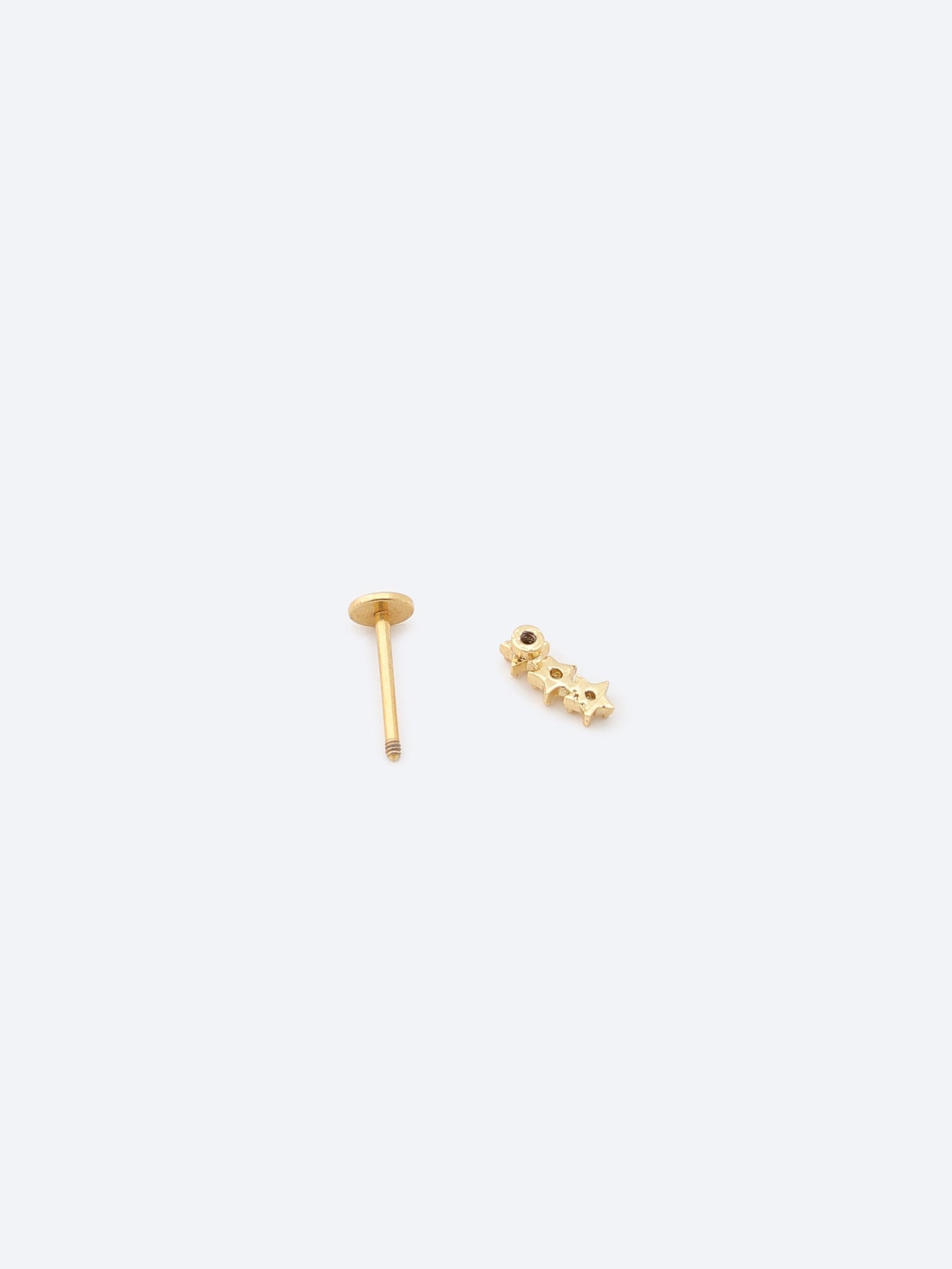 Gold Breeze - Gold-Tone Stainless Steel Stud Earrings
