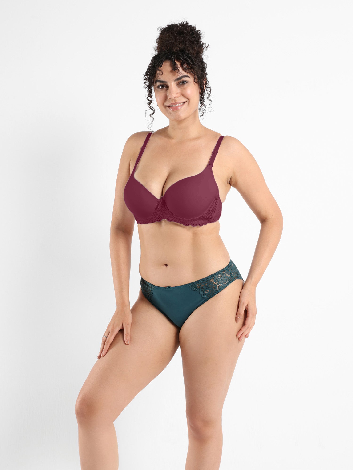 Sweet Whisper Plus Size Lace Bra