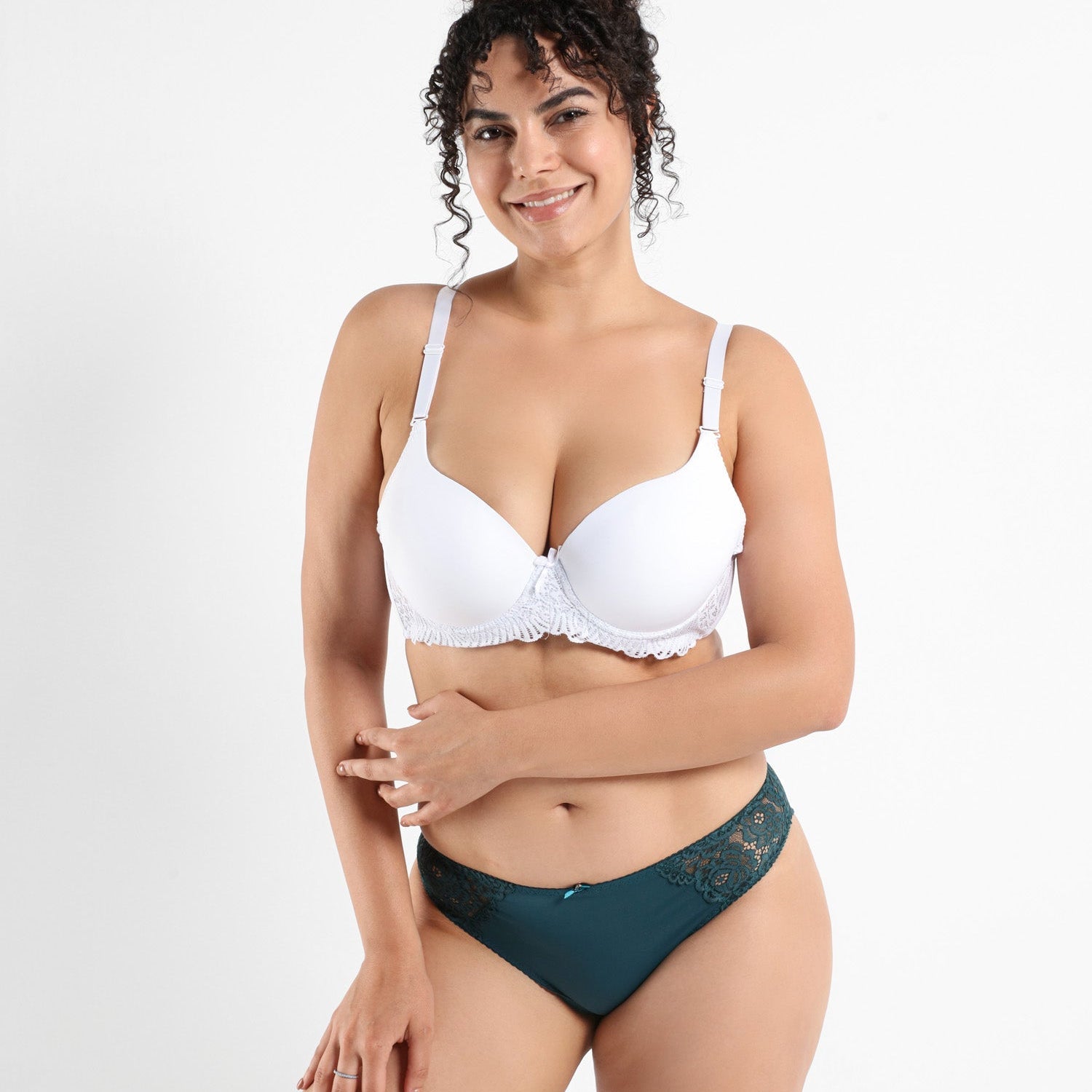 Sweet Whisper Plus Size Lace Bra