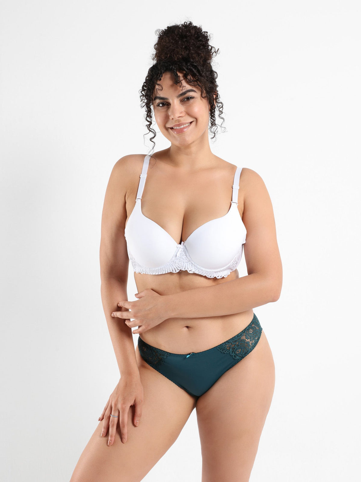 Sweet Whisper Plus Size Lace Bra