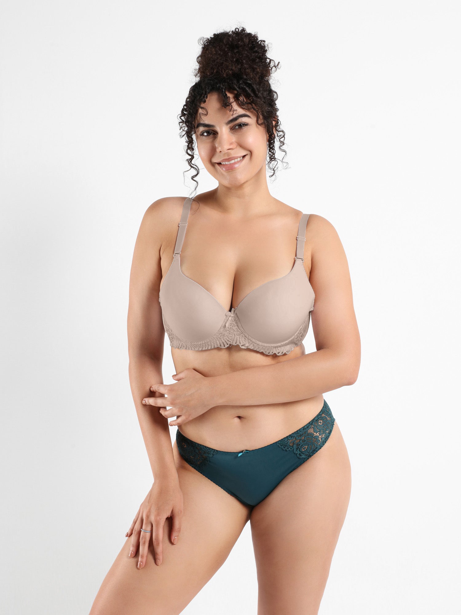 Sweet Whisper Plus Size Lace Bra