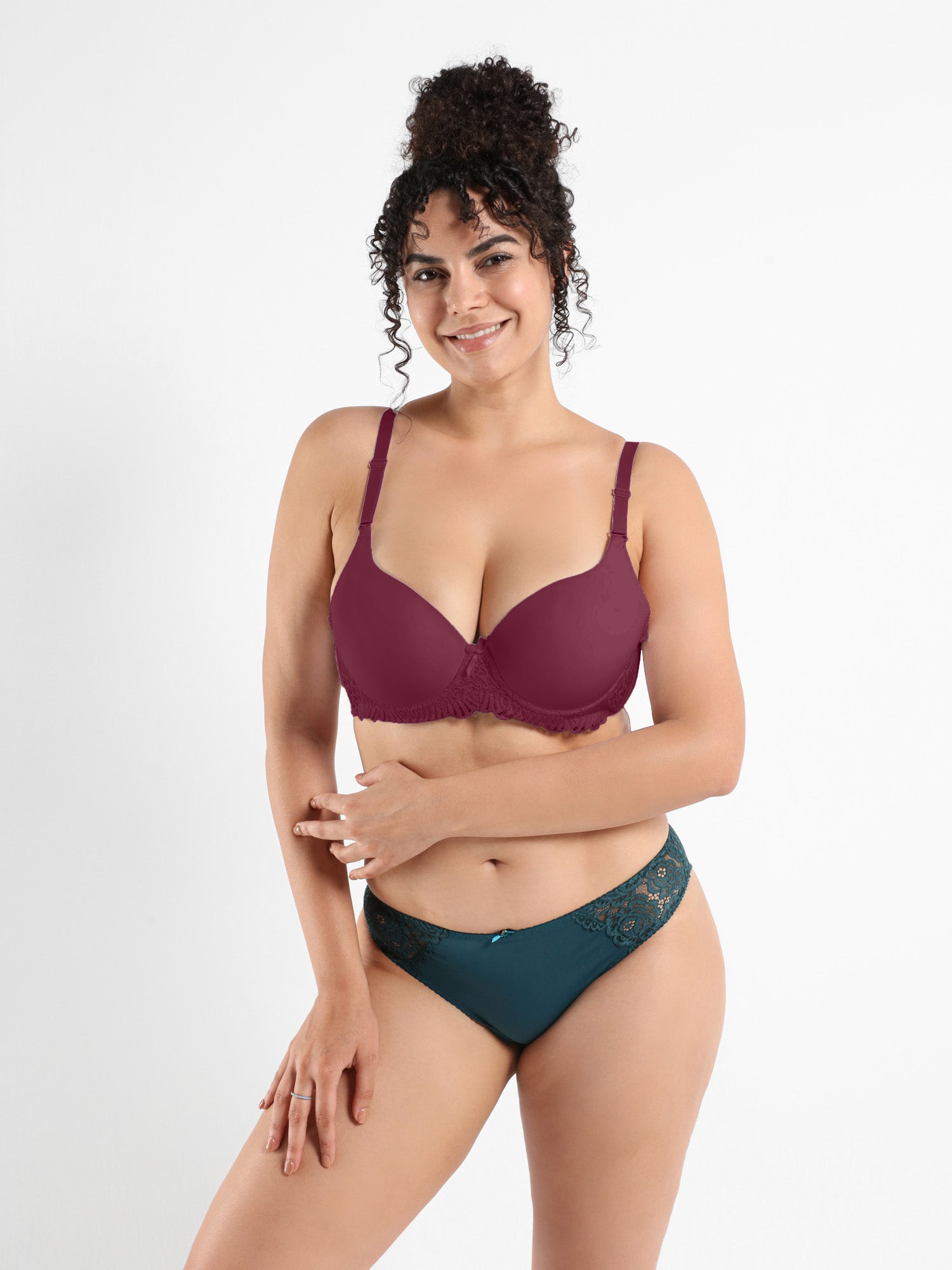 Sweet Whisper Plus Size Lace Bra