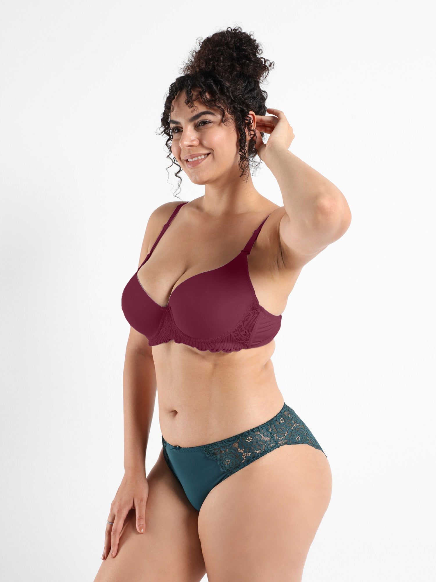 Sweet Whisper Plus Size Lace Bra