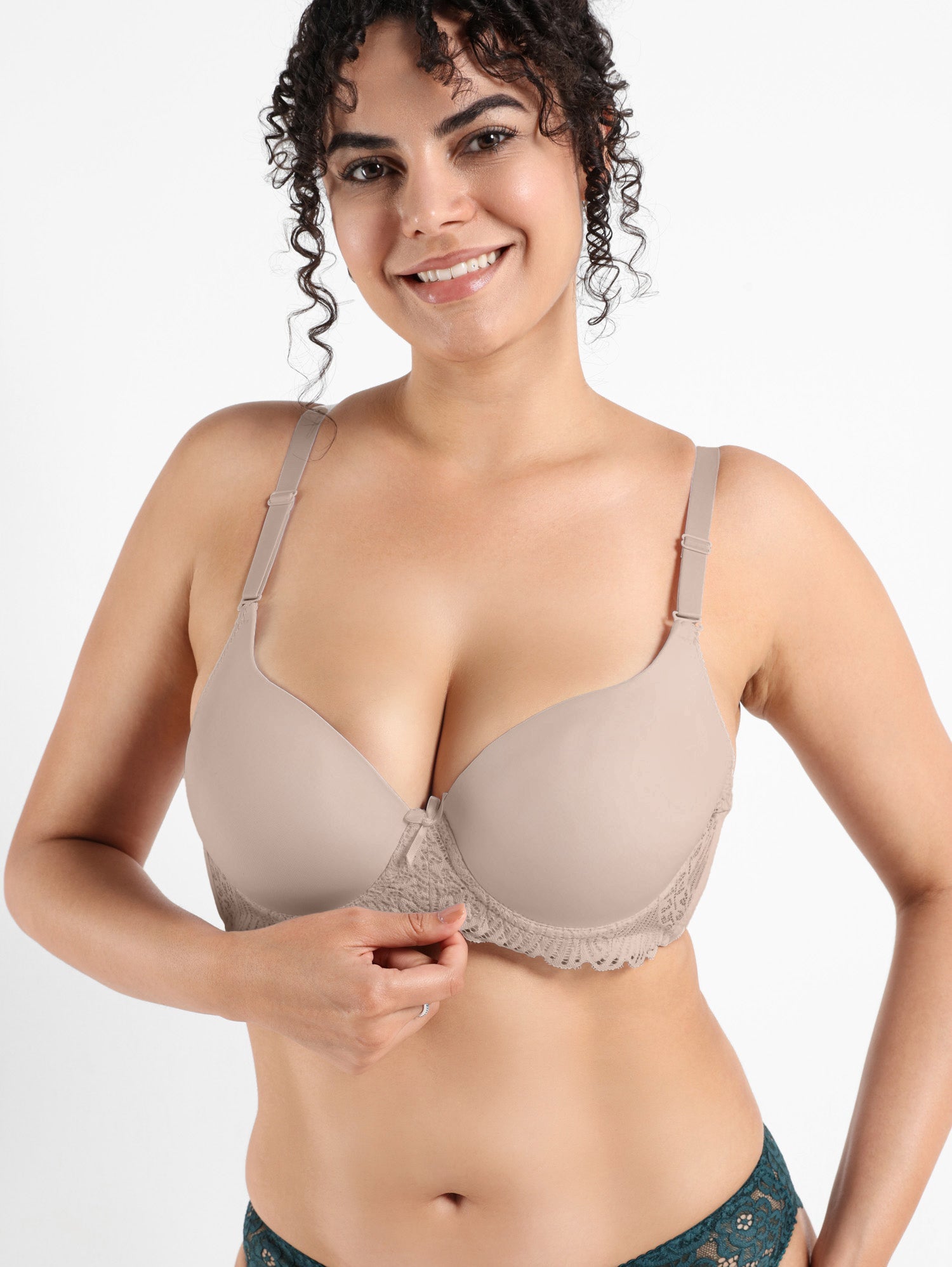 Sweet Whisper Plus Size Lace Bra