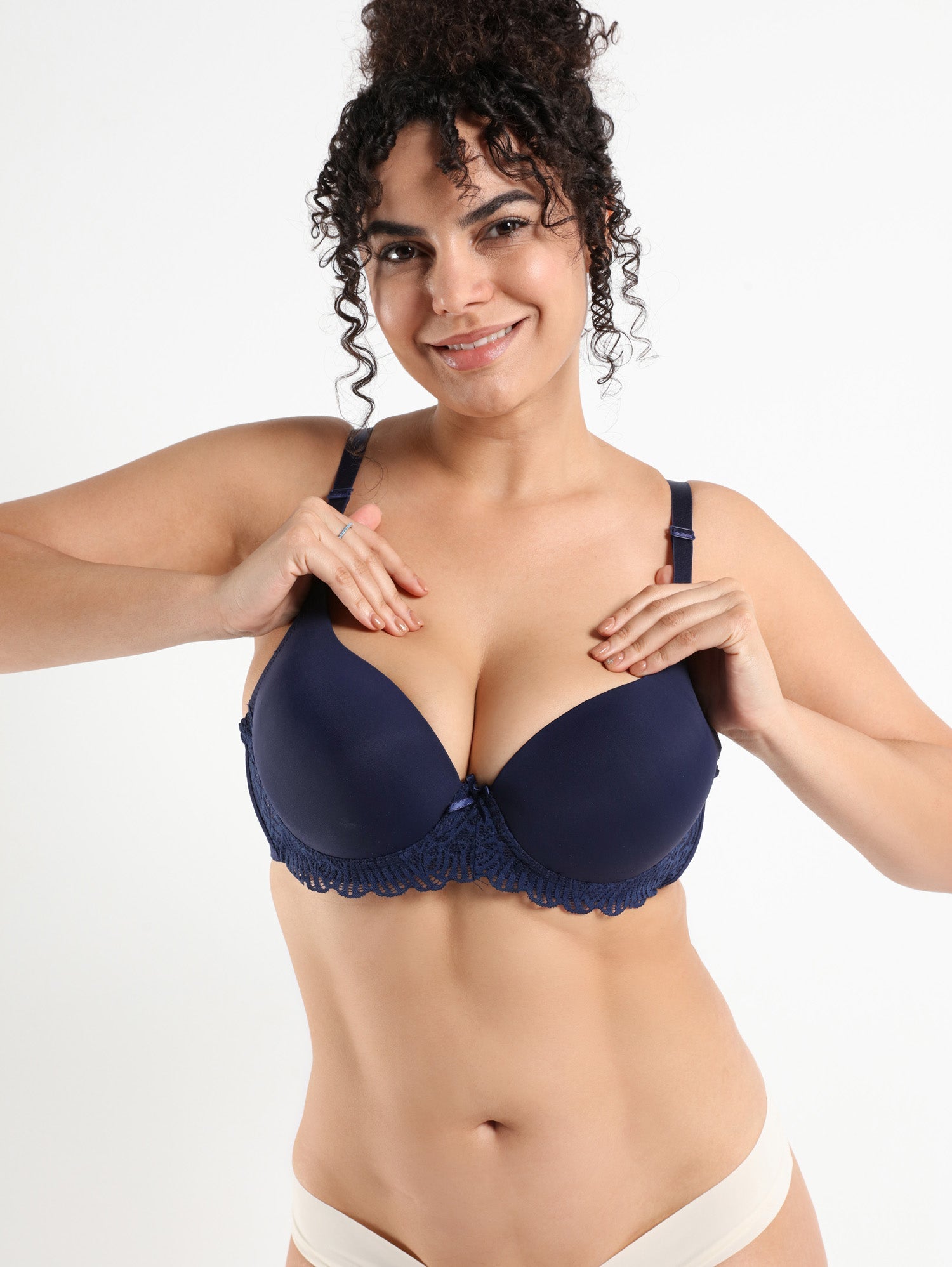 Sweet Whisper Plus Size Lace Bra