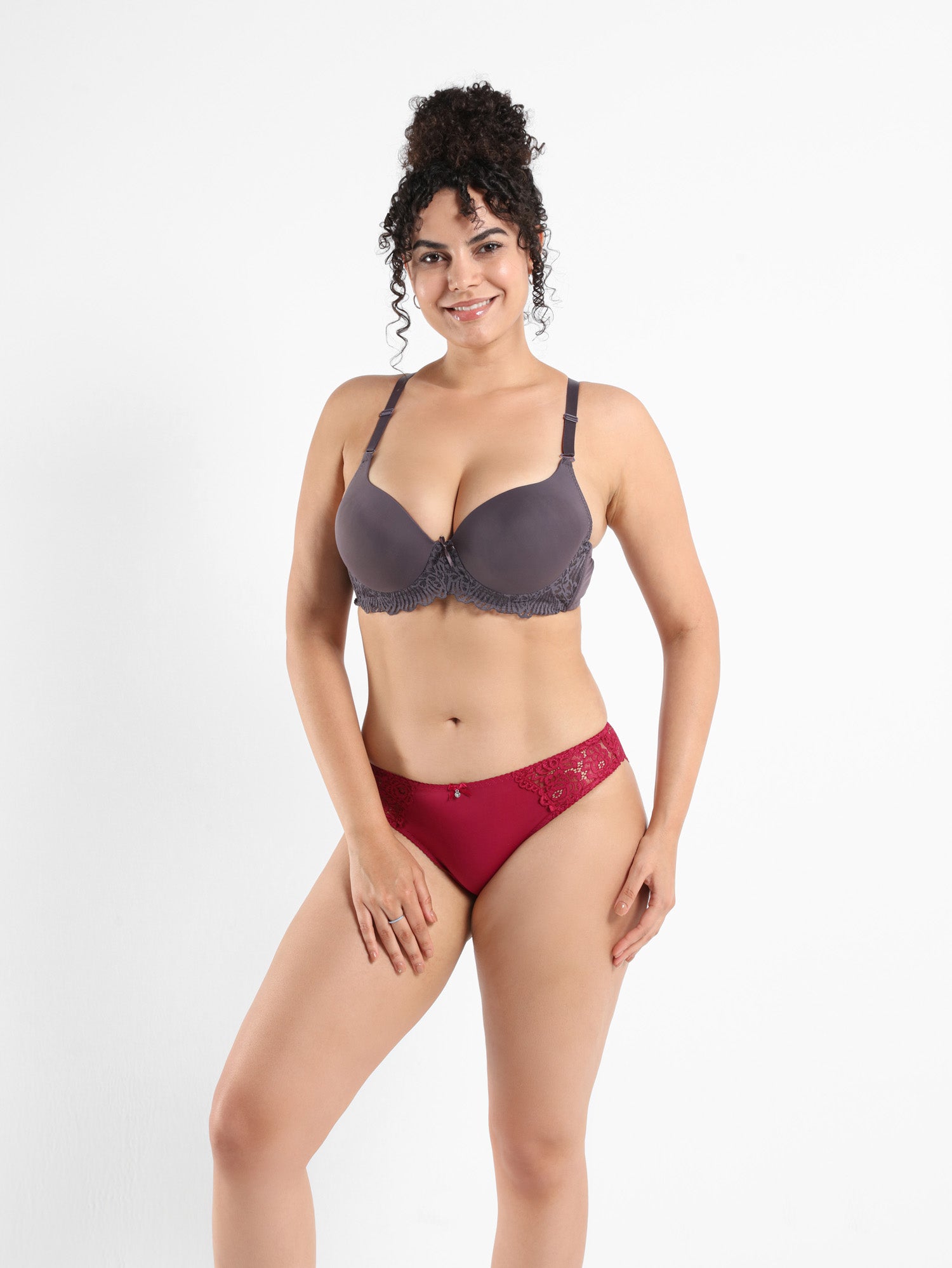 Sweet Whisper Plus Size Lace Bra