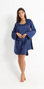 Royal Blue Pyjama Satin Set