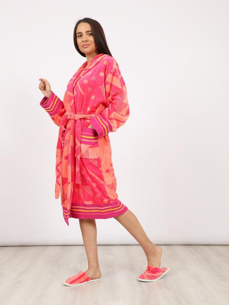 Eve MultiColor Bathrobe - Eve Chantelle