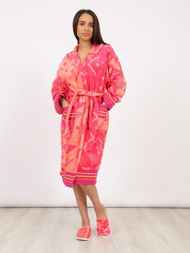 Eve MultiColor Bathrobe - Eve Chantelle