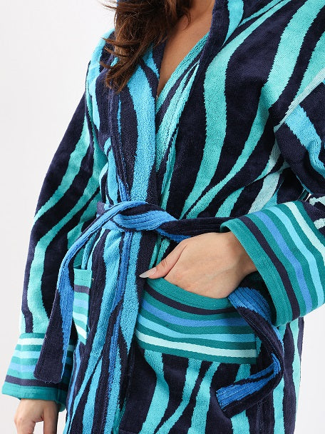Eve MultiColor Bathrobe - Eve Chantelle