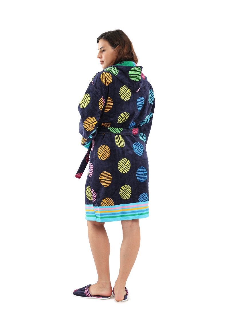 Eve MultiColor Bathrobe - Eve Chantelle