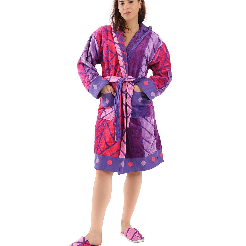 Eve MultiColor Bathrobe - Eve Chantelle