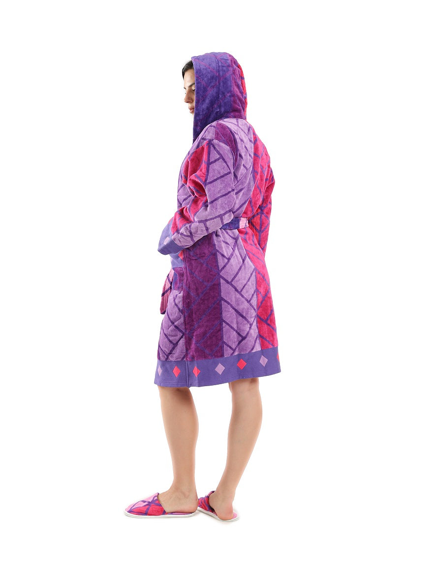 Eve MultiColor Bathrobe - Eve Chantelle