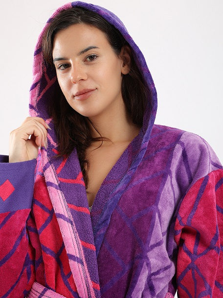 Eve MultiColor Bathrobe - Eve Chantelle