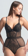 Eve Chantelle Ivory Allure Bodysuit