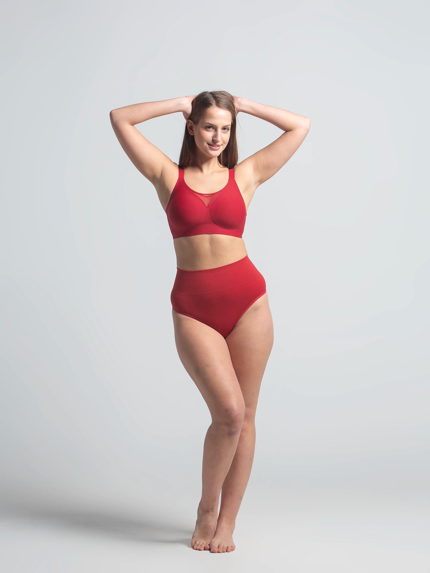 Eve Chantelle Seamless Mesh-Trim Bonded Bralette