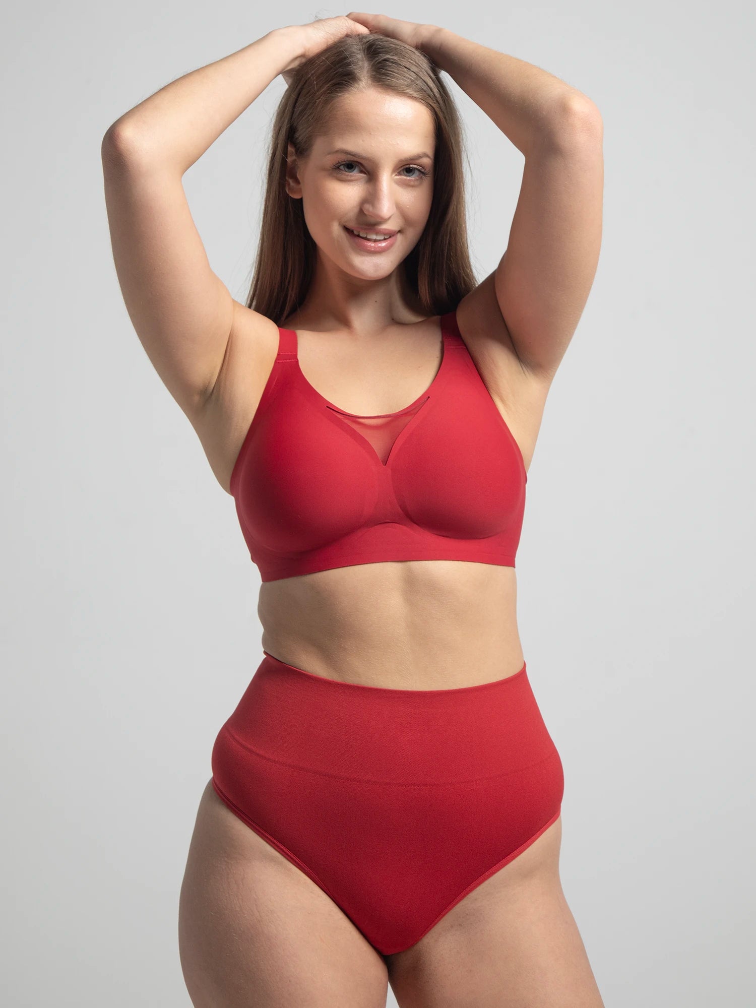 Eve Chantelle Seamless Mesh-Trim Bonded Bralette