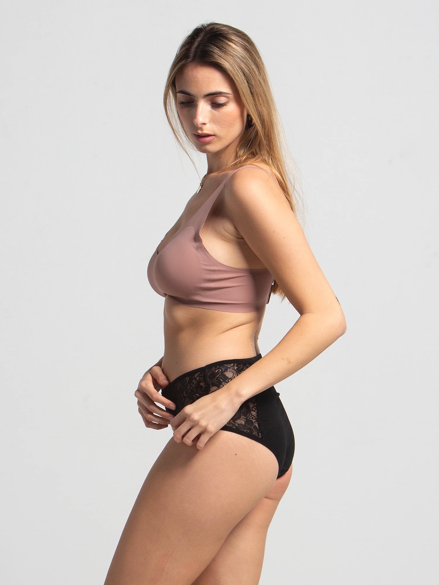 Sexy High-Cut Lace Briefs