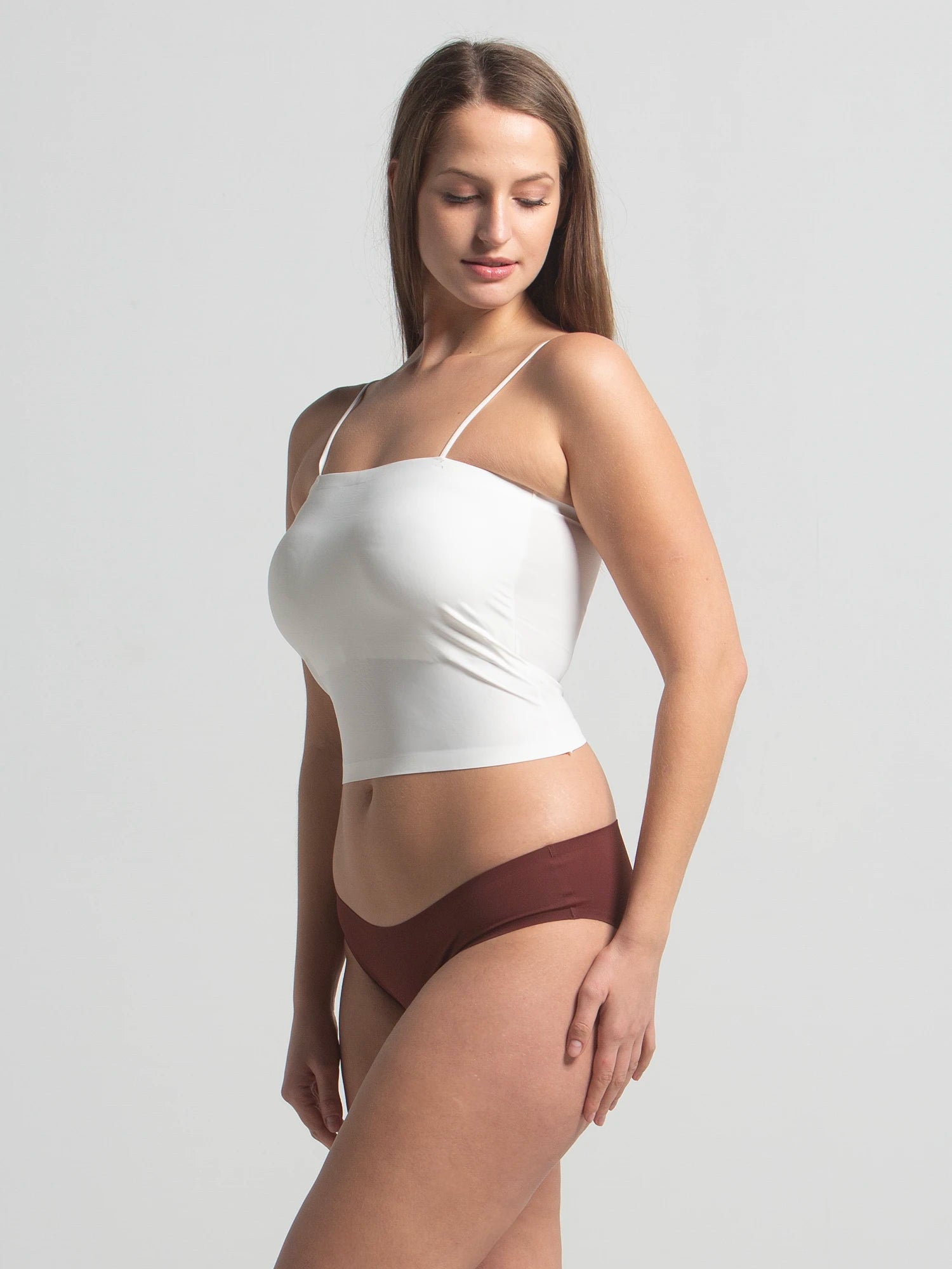 Eve Chantelle Seamless Padded Bra Crop Top