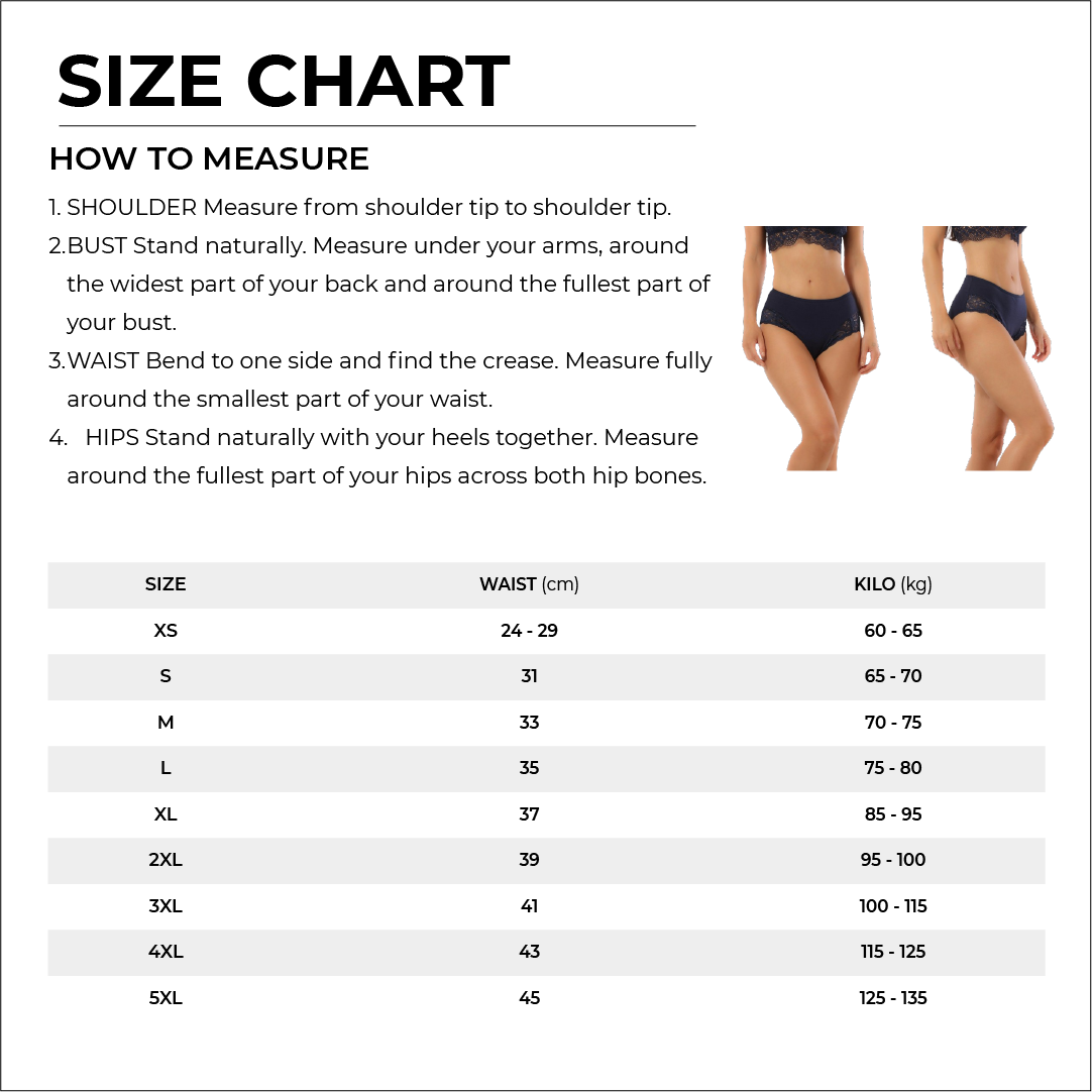 Plus Size Mama Brife In Cotton With Dentelle