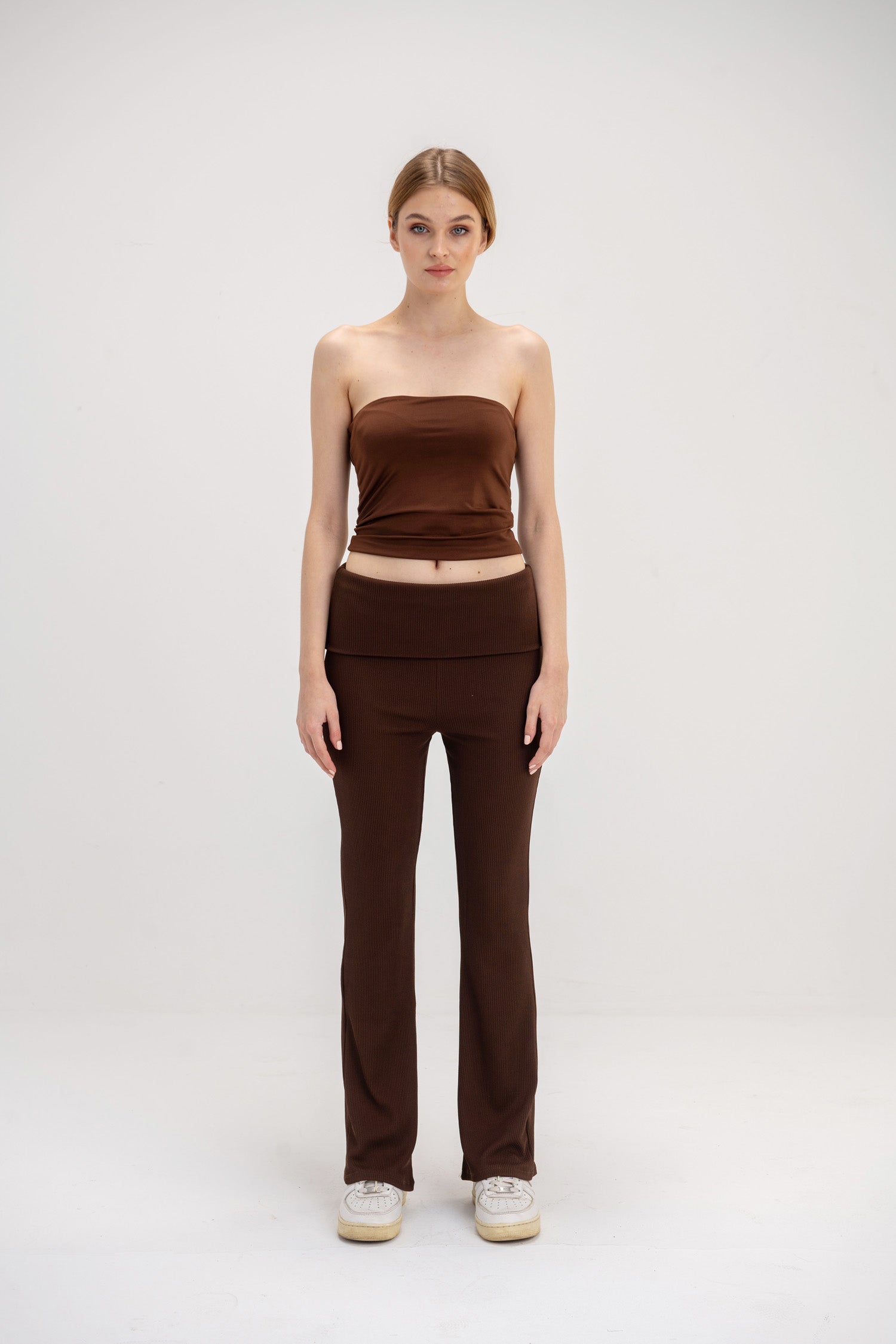 Virmo Bootleg Flap Waist Pants