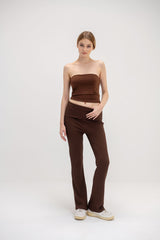 Virmo Bootleg Flap Waist Pants