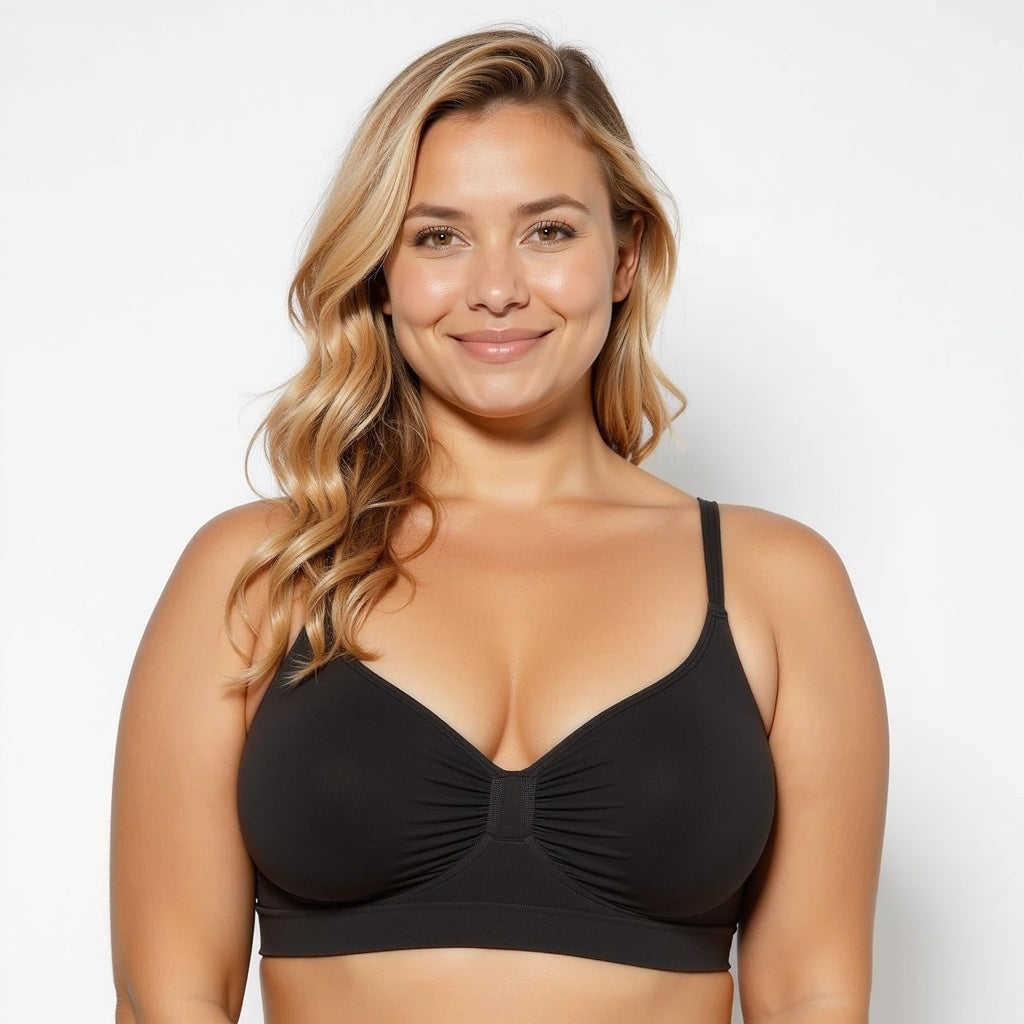 Women Seamless Plus Size Comfort Bra